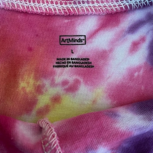 Pet Tee Large Tie Dye Dog Shirt Color Splash ArtMinds Bright & Fun Vibes Styling - Picture 8 of 12